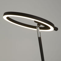 Lampada da tavolo a LED Space, metallo nero