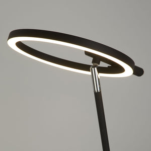 Lampada da tavolo a LED Space, metallo nero