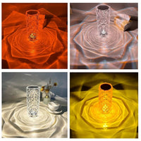 Lampada da tavolo led RGB ricaricabile Touch per ristoranti bar hotel Art.86119