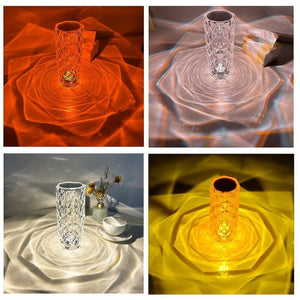 Lampada da tavolo led RGB ricaricabile Touch per ristoranti bar hotel Art.86119