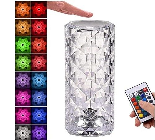 Lampada da tavolo led RGB ricaricabile Touch per ristoranti bar hotel Art.86119