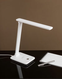 Lampada da tavolo pieghevole 180° 3 colori con ricarica wireless QI 10W AT76284