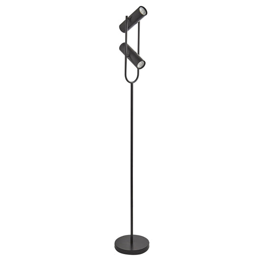 Lampada da terra Telescope 2Lt - Metallo nero opaco