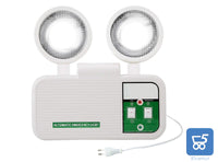 Lampada di Emergenza LED per Luoghi Pubblici Indicatore di Uscita di Emergenza Interna 110-220 V 2 W - EX DEMO