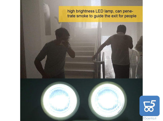 Lampada di Emergenza LED per Luoghi Pubblici Indicatore di Uscita di Emergenza Interna 110-220 V 2 W - EX DEMO