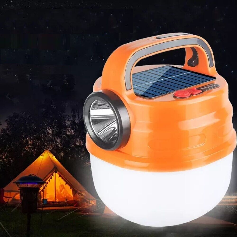 Lampada di emergenza pannello solare torcia ricaricabile lanterna 80W HB-V80