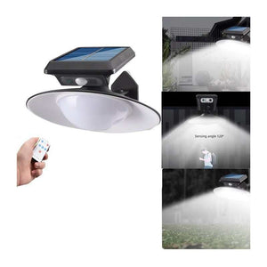 Lampada faro solare con sensore di movimento + telecomando 1.5W KF-028