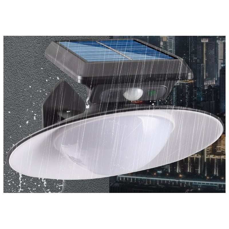 Lampada faro solare con sensore di movimento + telecomando 1.5W KF-028