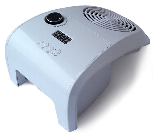 Lampada fornetto led UV ricostruzione unghie gel 2 in 1 con aspiratore 858-9A