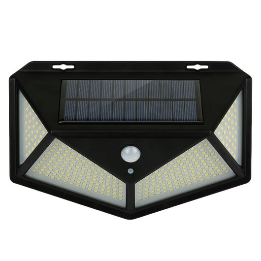 Lampada luce faretto faro esterno solare 300 LED con sensore movimento HS-8010C