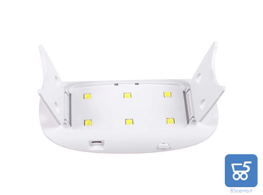 Lampada per Unghie per Smalto Gel SUN Mini 6W UV LED Professionale USB Nail art durata 50000h Memoria e Funzione tim Portatile