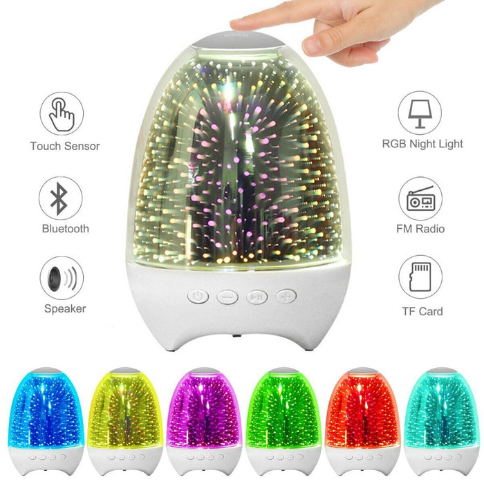 Lampada proiettore luce led notturna effetti vari per bambini cassa bluetooth K2