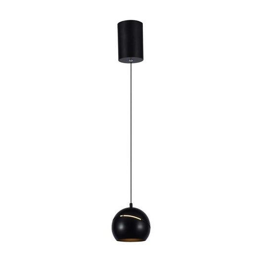 Lampadario LED a Sospensione 8.5W 850lm a Forma di Campana Colore Nero D120mm 3000K SKU-7998