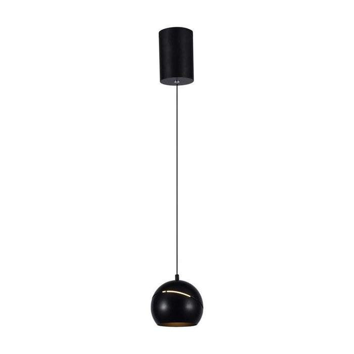 Lampadario LED a Sospensione 8.5W 850lm a Forma di Campana Colore Nero D120mm 3000K SKU-7998