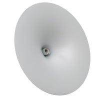 Lampadario industriale LED E27 cappello strega pendente vintage minimal tromba luce tavolo cucina pizzeria ristorante 230V BIANCO