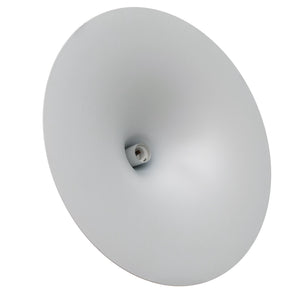 Lampadario industriale LED E27 cappello strega pendente vintage minimal tromba luce tavolo cucina pizzeria ristorante 230V BIANCO