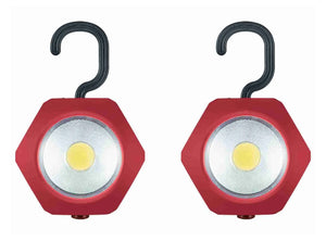 Lampade da Lavoro e Torcia Parkside (2 pezzi) – Batterie incluse, Base magnetica + gancio 360°, Garage, Campeggio, Emergenza