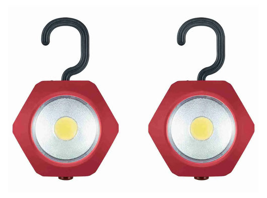 Lampade da Lavoro e Torcia Parkside (2 pezzi) – Batterie incluse, Base magnetica + gancio 360°, Garage, Campeggio, Emergenza