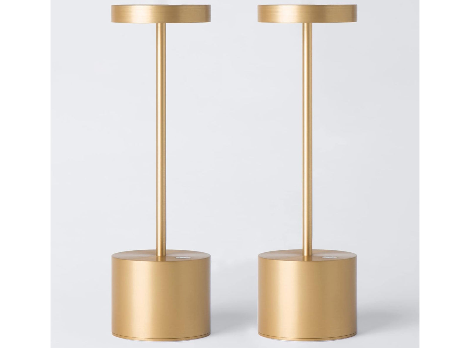 Lampade da Tavolo per Bar Comodino Ristorante Luce LED 2700K Regolabile 5000mAh Ricaricabile