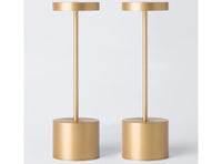 Lampade da Tavolo per Bar Comodino Ristorante Luce LED 2700K Regolabile 5000mAh Ricaricabile