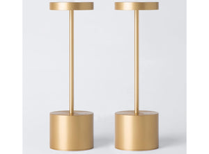 Lampade da Tavolo per Bar Comodino Ristorante Luce LED 2700K Regolabile 5000mAh Ricaricabile