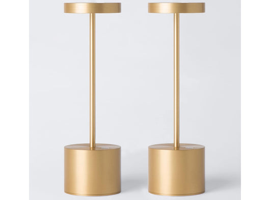 Lampade da Tavolo per Bar Comodino Ristorante Luce LED 2700K Regolabile 5000mAh Ricaricabile