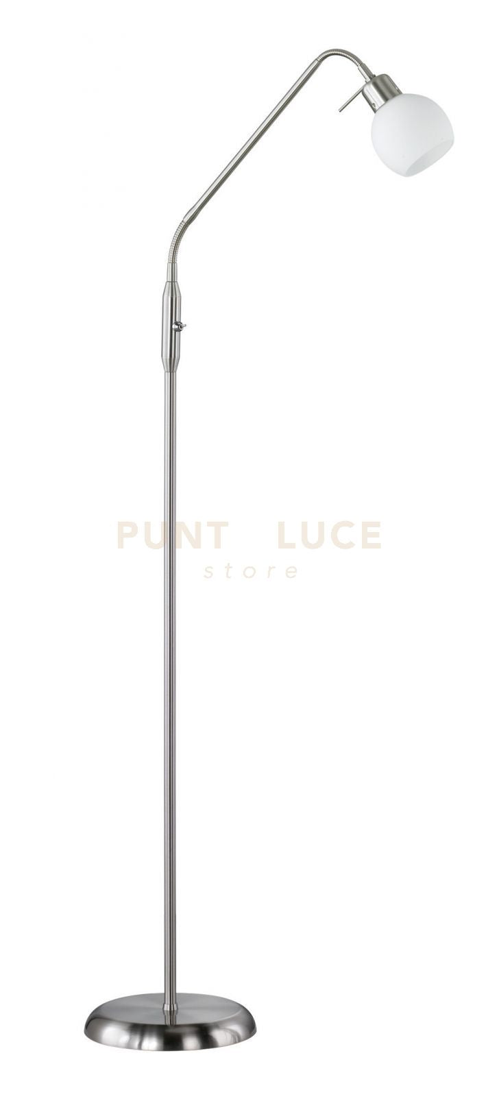 Lampade da terra led FREDDY 1 vetro 424810107 acciaio