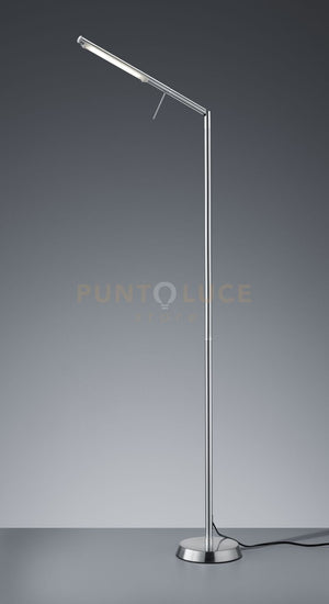 FILIGRAN PIANTANA LED 6,5W 700lm, 3000K DIMMERABILE ORIENTABILE ACCIAIO H.162CM NICHEL OPACO