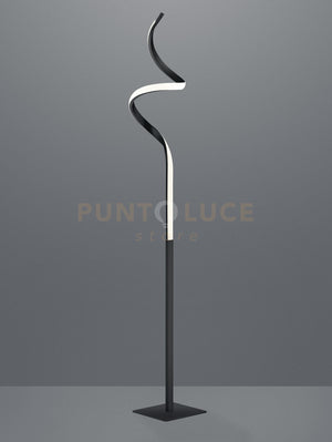 COURSE PIANTANA LED 11W 1150lm, 3000K ONDULATA ANTRACITE H. 145CM DIMMERABILE