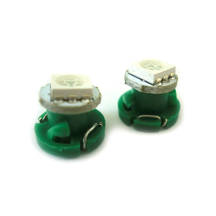 Lampadina Led T4.2 1 Smd 5050 Verde Luce Cruscotto e Strumentazione 12V DC