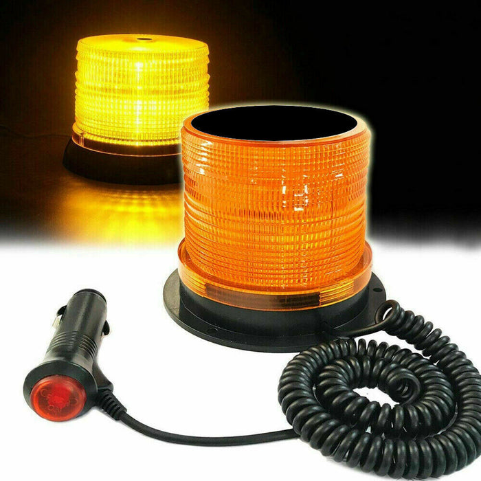 Lampeggiante A LED segnalatore di emergenza magnetico auto 12 - 24V Art.440451