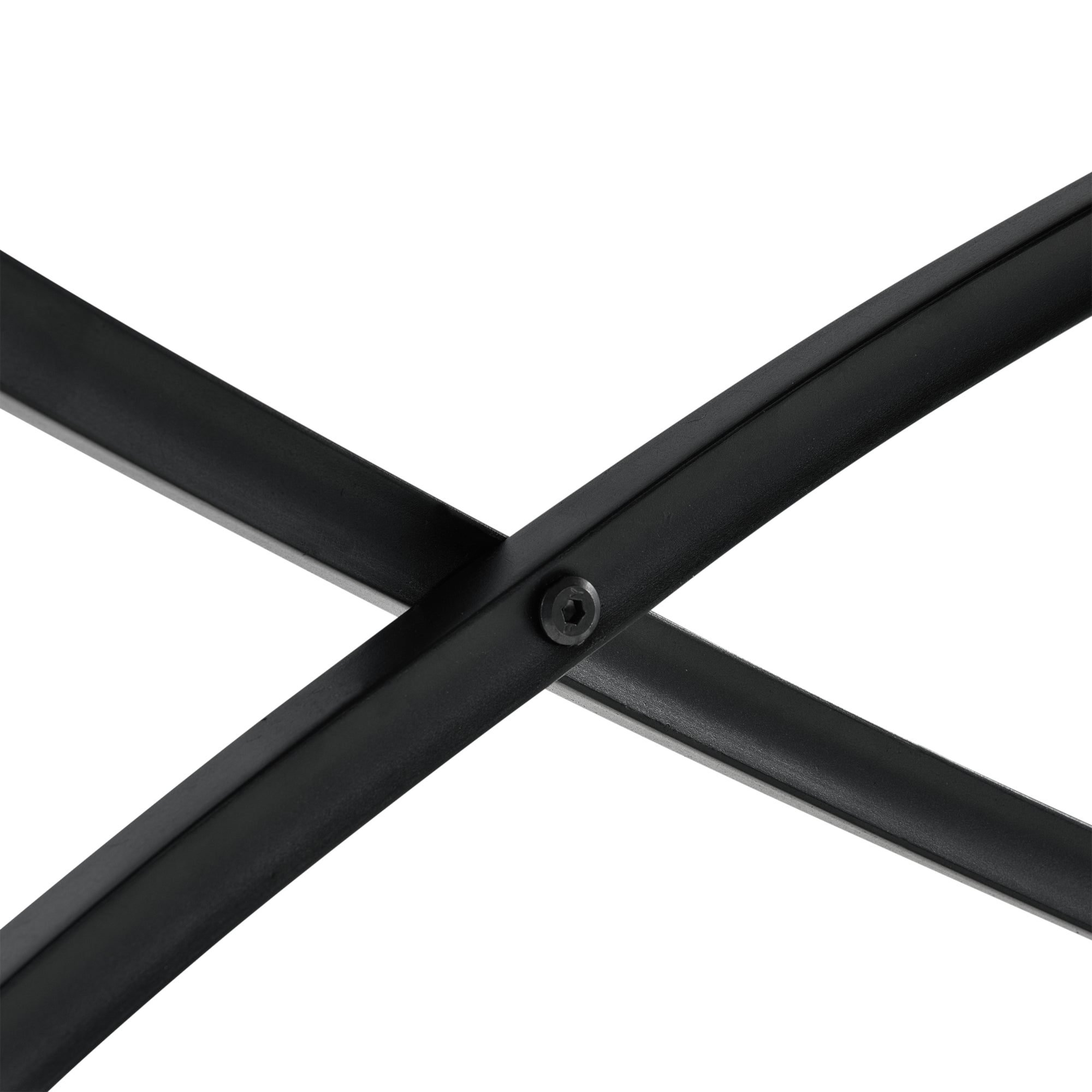 Tavolino da Salotto Dunedin con Piano Rotondo e Base Spirale - Effetto Legno / Nero [en.casa]