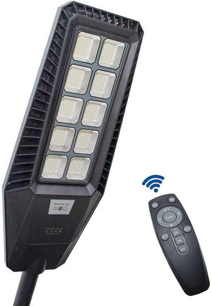 Lampione Solare Armatura Stradale 170w Pannello Solare Crepuscolare