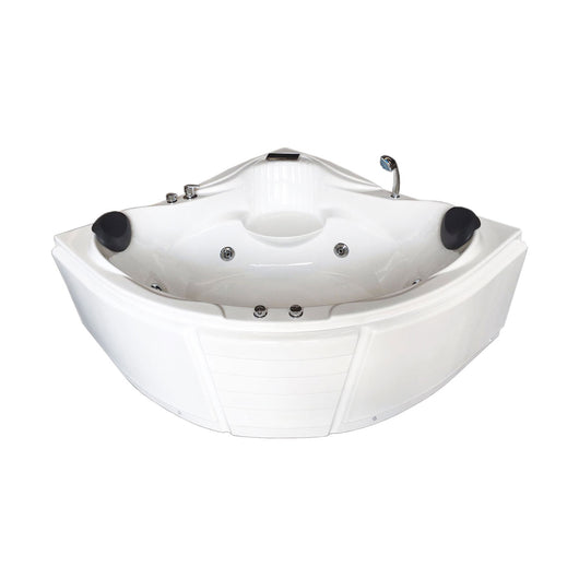 Vasca idromassaggio bianca 150 X 150 cm per 2 persone 6 getti – Las Vegas