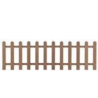 Vendita recinzione decorativa privacy in legno composito (wpc) marrone 200 x 60 cm 03_0001486