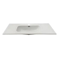 Lavabo consolle da appoggio VAS836-100 101x46.5x14 cm. bianco