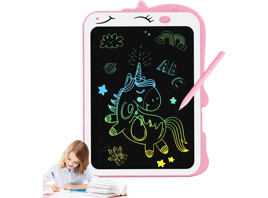 Lavagnetta LCD da Disegno 8.5 Pollici Portatile con Penna e Pulsante di Blocco Ewriter Digitale Scrittura Grafica per Bambini Unicorno Giocattolo