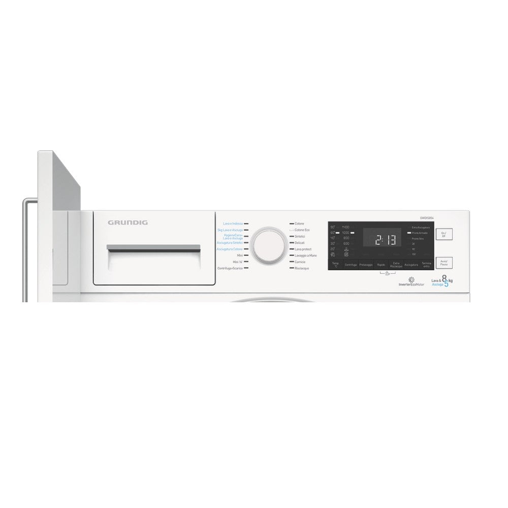 Lavasciuga incasso Grundig GWDIS854 lavaggio 8 kg asciugatura 5 kg 1400 giri