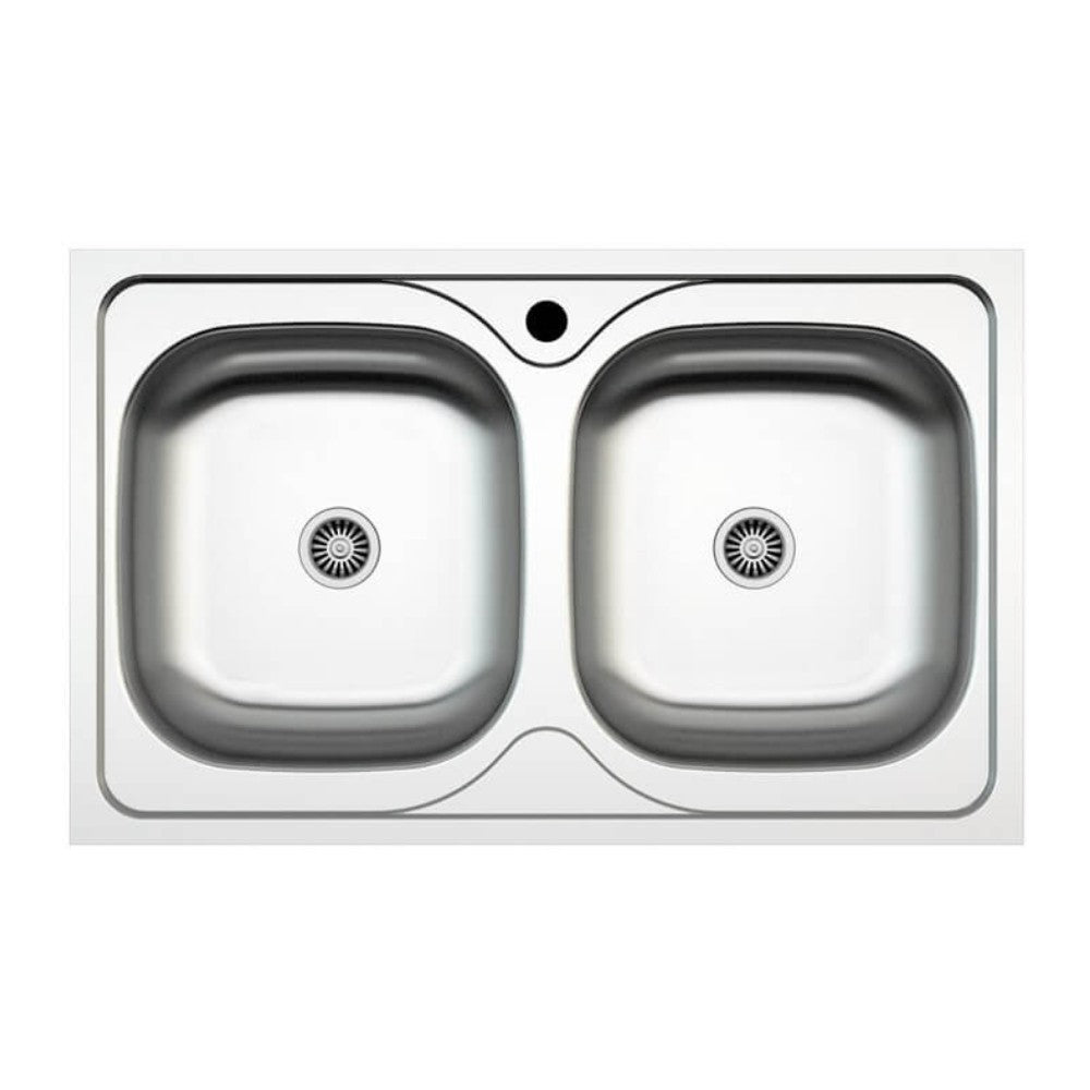 Lavello 79x50 Classic 170 incasso doppia vasca