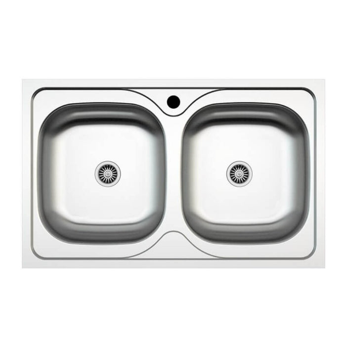 Lavello 79x50 Classic 170 incasso doppia vasca