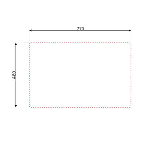 Lavello 79x50 Classic 170 incasso doppia vasca