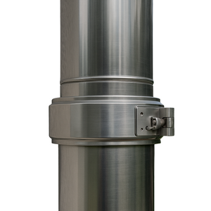 Fascetta bloccaggio doppia parete acciaio inox canna fumaria collare tubature *** misura Ø 250/300 mm, confezione 1