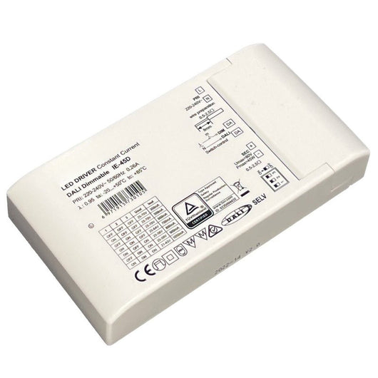 Led Driver 45W Dimmerabile DALI 2 Push Dimming Corrente Costante Configurabile 350mA 500mA 600mA 700mA 800mA 900mA 1050mA
