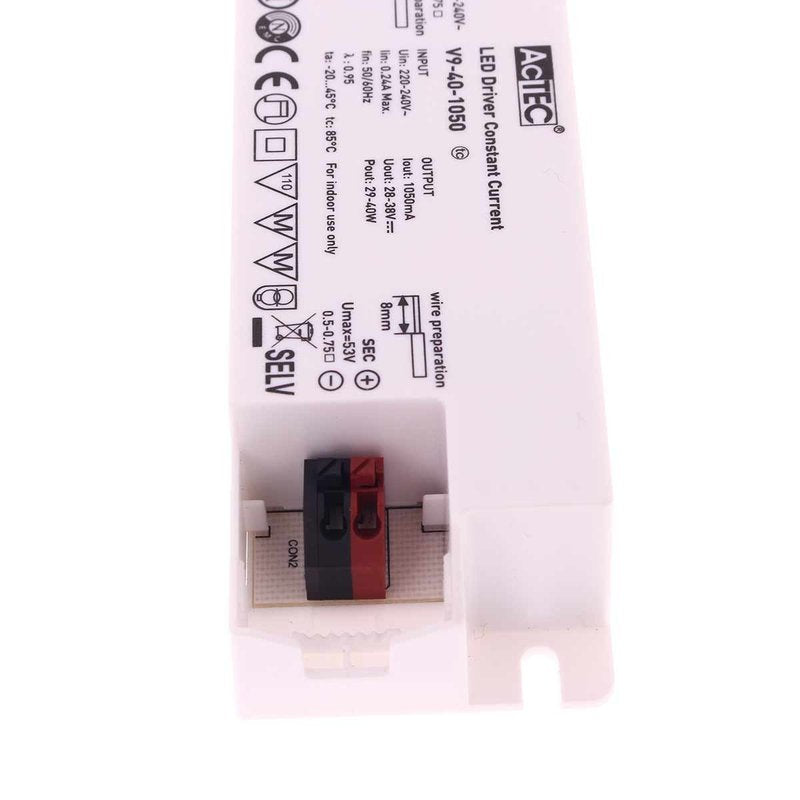 Led Driver CC Corrente Costante 1050mA 28V-38VDC Per Alimentare Led Max 40W