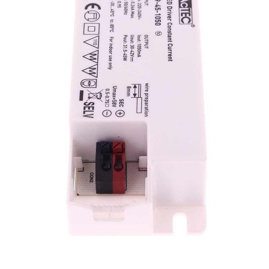 Led Driver CC Corrente Costante 1050mA 30V-42VDC Per Alimentare Led Max 45W