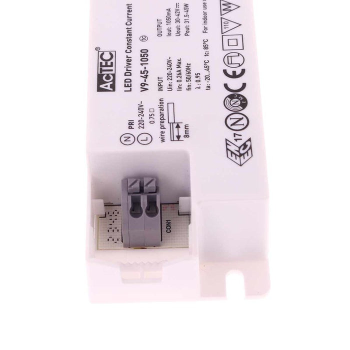 Led Driver CC Corrente Costante 1050mA 30V-42VDC Per Alimentare Led Max 45W
