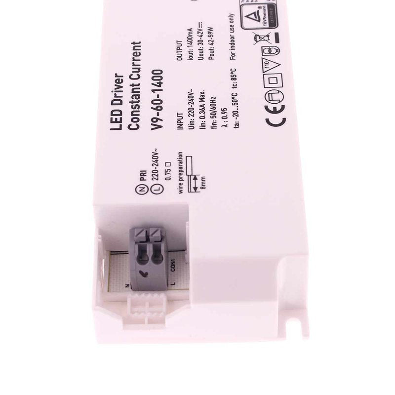 Led Driver CC Corrente Costante 1400mA 30V-42VDC Per Alimentare Led Max 60W