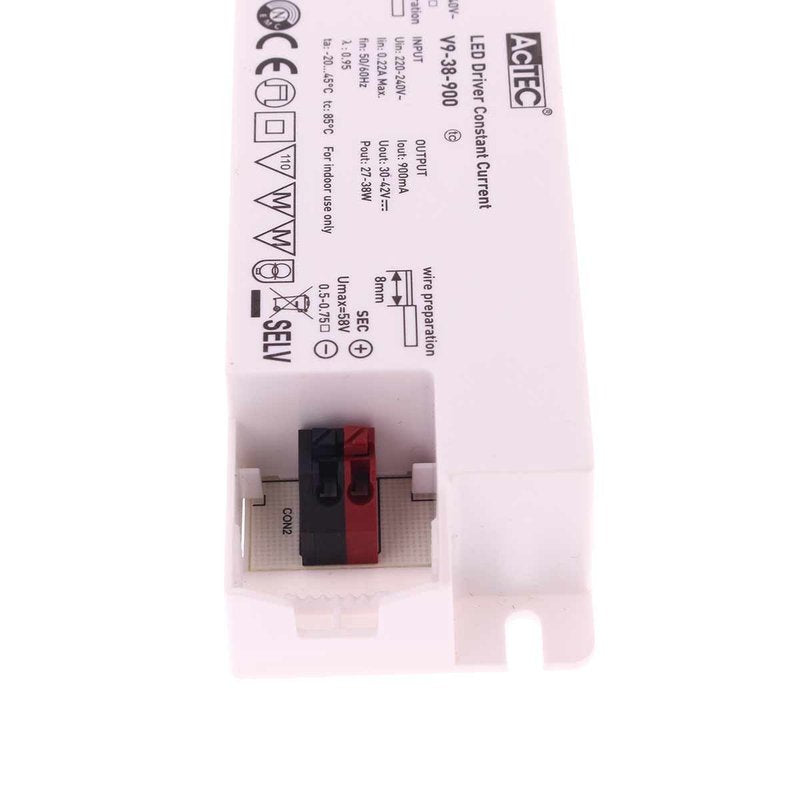 Led Driver CC Corrente Costante 900mA 30V-42VDC Per Alimentare Led Max 38W