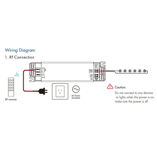 Led Driver CC Dimmerabile 36W Pulsante + RF Corrente Costante Modulare 350mA 500mA 600mA 700mA 800mA 900mA 1050mA 1200mA PT-36A