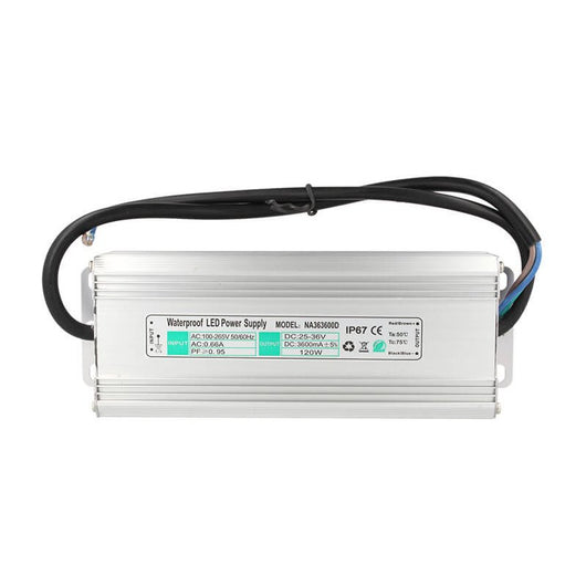 Led Driver CC Impermeabile IP67 3600mA 25-36VDC 120W Alimentatore Corrente Costante
